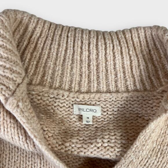 Anthropologie Pilcro Collared Pouch-Pocket Sweater Size XS - Picture 5 of 8